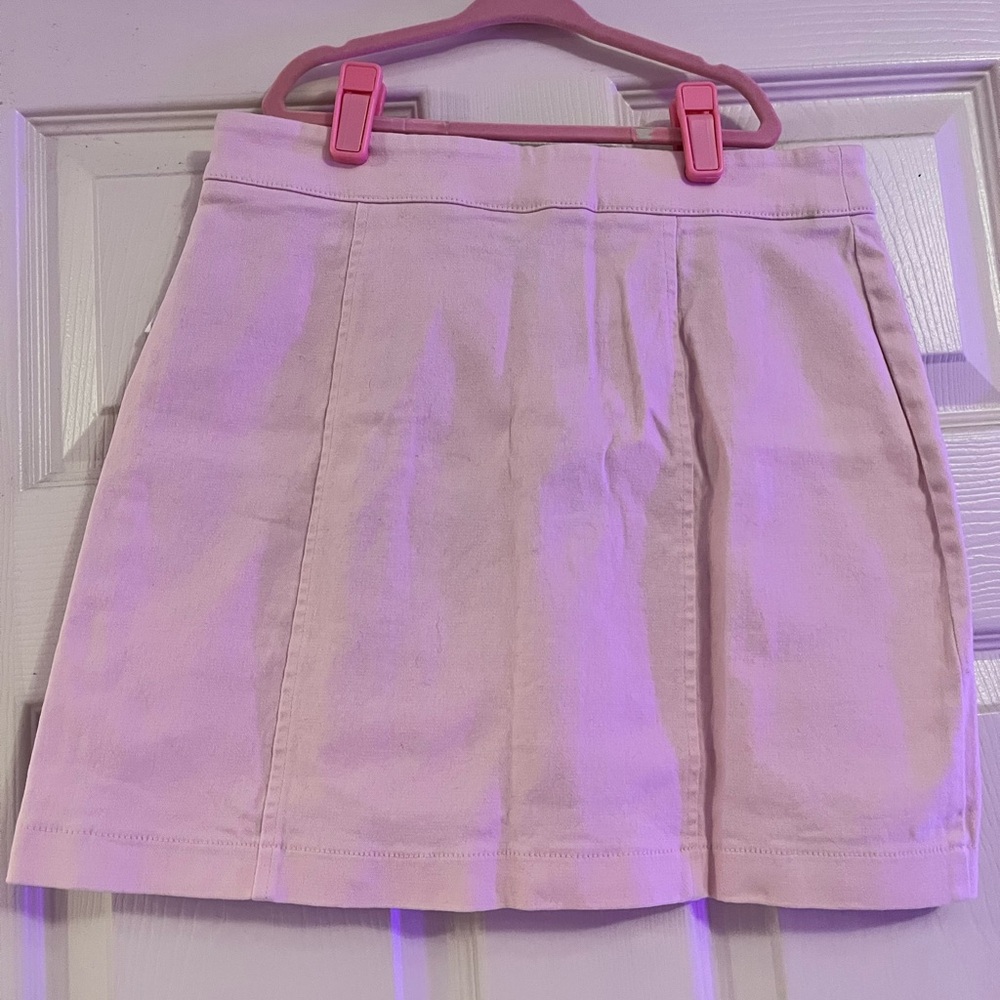 Missguided Light Pink Mini Skirt